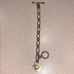 Juicy Couture Gold Charm Bracelet